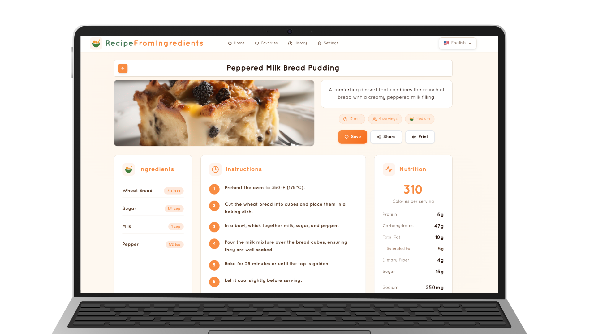 RecipeFromIngredients - Transform Your Ingredients Into Recipes